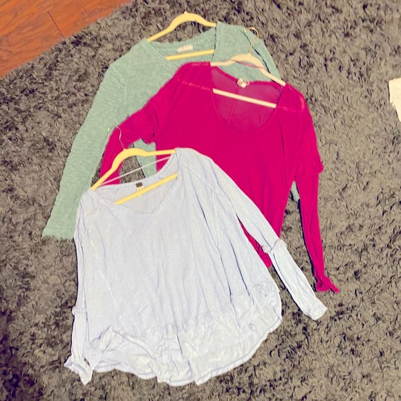 Free People Tops - Three Free People Tunics